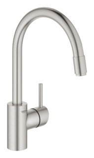 Змішувач для кухні Grohe Concetto New, одноважільний, сріблястий (32663DC3)