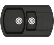 Кухонна мийка гранітна Vankor Norton, 86x51, чорний (NORTON NMP 04.86 BLACK)