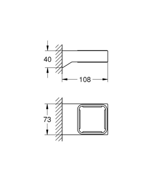 Тримач Grohe Selection Cube (40865000)