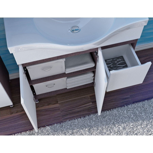 Тумба с умывальником Juventa Monica, 75 (М4-75WHITE)