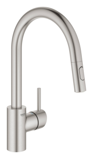 Змішувач для кухні Grohe Concetto, одноважільний, сріблястий (31483DC2)