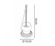 Йоршик для туалету All.Pe Opal (OP120-BR)