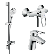 Комплект змішувачів 3 в 1 Hansgrohe Logis Loop, хром (1052019)