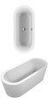 Ванна акрилова Villeroy&Boch Loop&Friends Oval, 180х80 (UBA180LFO7PDV-96)
