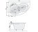 Ванна акриловая Pool Spa Mistral, левая, 170x105 (PWA3X10ZN000000) Ванна акриловая Pool Spa Mistral, левая, 170x105 (PWA3X10ZN000000)