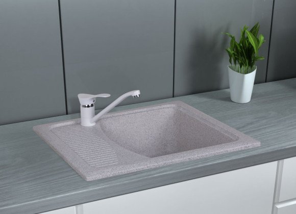 Кухонная мойка гранитная Cosh, 58x49, серый (COSH5850K210)