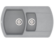 Кухонна мийка гранітна Vankor Norton, 86x51, сірий (NORTON NMP 04.86 GRAY) Кухонна мийка гранітна Vankor Norton, 86x51, сірий (NORTON NMP 04.86 GRAY)