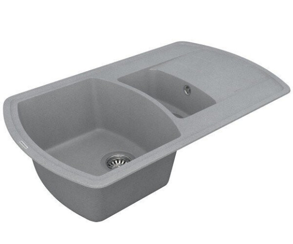 Кухонна мийка гранітна Vankor Norton, 86x51, сірий (NORTON NMP 04.86 GRAY)