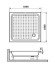 Душевой поддон Eger SMC, 100x100 (599-1010S)