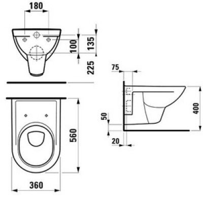 Унітаз підвісний Laufen Pro (H8209500000001)