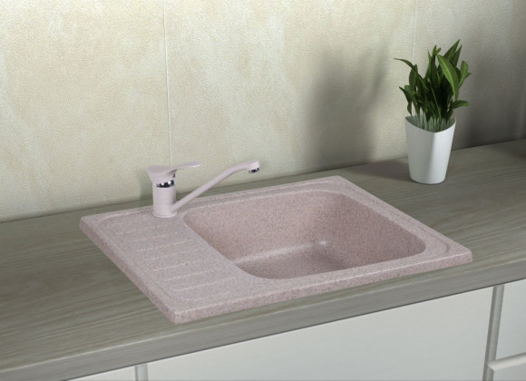 Кухонная мойка гранитная Cosh, 63x48, бежевый (COSH6449K300)