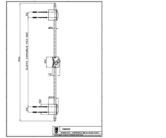 Душевая стойка Bossini Oval (D96000C) Душевая стойка Bossini Oval (D96000C)