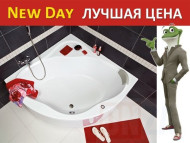 Ванна акриловая Ravak New Day, 140x140 (C651000000)