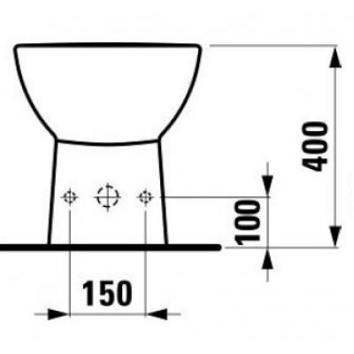 Біде підлогове Laufen Pro (H8329510003041)