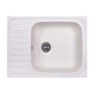 Кухонная мойка гранитная Cosh, 63x48, белый (COSH6449K203)
