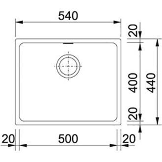 Кухонная мойка гранитная Franke KBG 110, 54x44, сахара (125.0459.026) Кухонная мойка гранитная Franke KBG 110, 54x44, сахара (125.0459.026)
