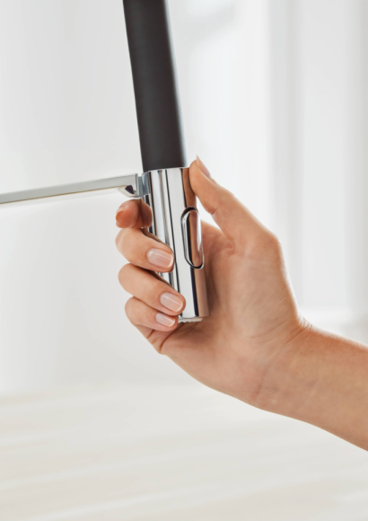 Змішувач для кухні Grohe Concetto, одноважільний, чорний (31491000)