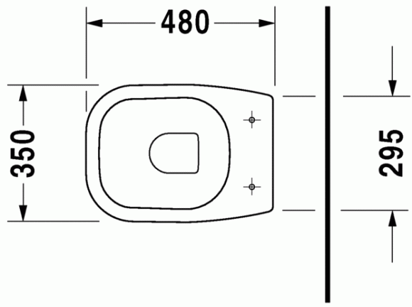 Унитаз напольный Duravit D-Code (2108090000)