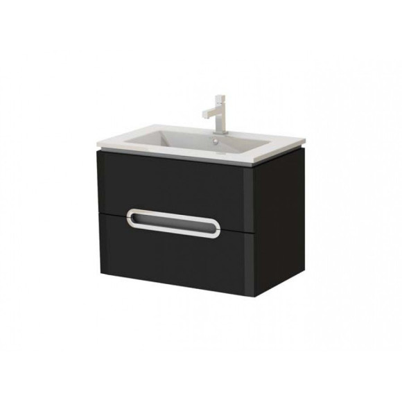 Тумба з умивальником Juventa Prato, 75 (PR-75BLACK)