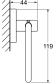 Тримач для туалетного паперу Grohe Essentials (40689001)