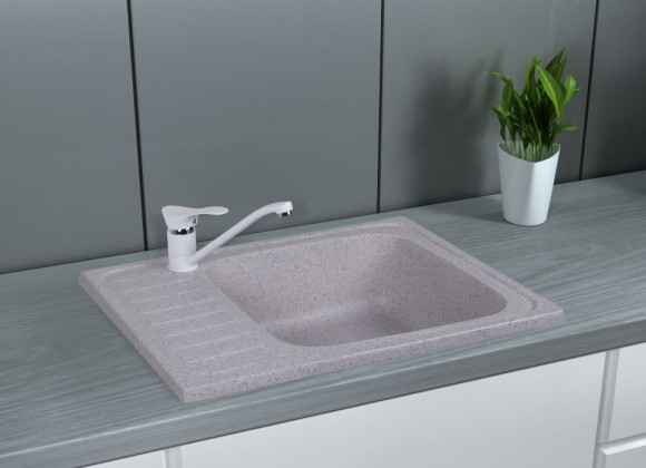 Кухонная мойка гранитная Cosh, 63x48, серый (COSH6449K210)