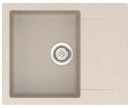 Кухонна мийка гранітна Vankor Orman, 61x49, бежевий (ORMAN OMP 02.61 BEIGE)