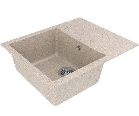 Кухонная мойка гранитная Vankor Orman, 61x49, бежевый (ORMAN OMP 02.61 BEIGE)