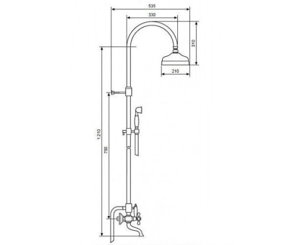 Душова система Emmevi Deco Classic (OR1261181)