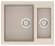 Кухонная мойка гранитная Vankor Orman, 61x49, бежевый (ORMAN OMP 03.61 BEIGE)
