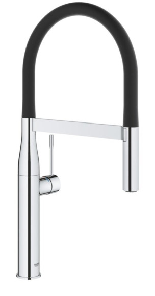 Змішувач для кухні Grohe Essence , одноважільний, чорний (30294000)