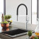 Змішувач для кухні Grohe Essence , одноважільний, чорний (30294000)