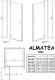 Душевые двери Radaway Almatea DWJ 120L, левые (31402-01-01N)