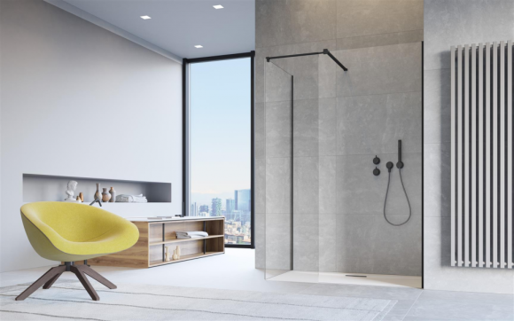 Душевая стенка Radaway Walk-In Modo New Black III 150 (389154-54-01) Душевая стенка Radaway Walk-In Modo New Black III 150 (389154-54-01)