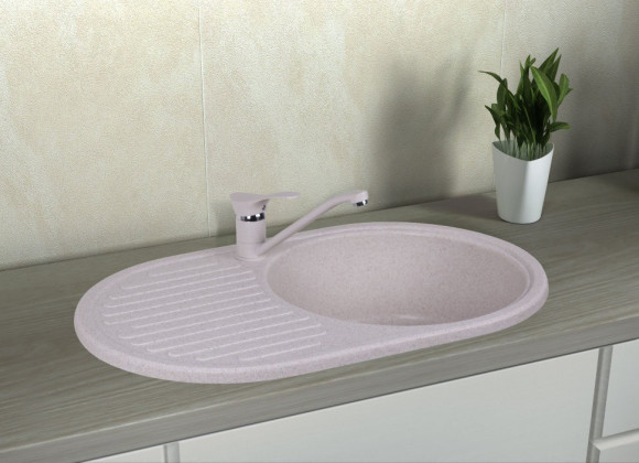Кухонная мойка гранитная Cosh, 73x46, бежевый (COSH7446K800)