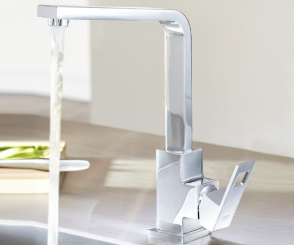 Змішувач для кухні Grohe Eurocube, одноважільний, хром (31255000)