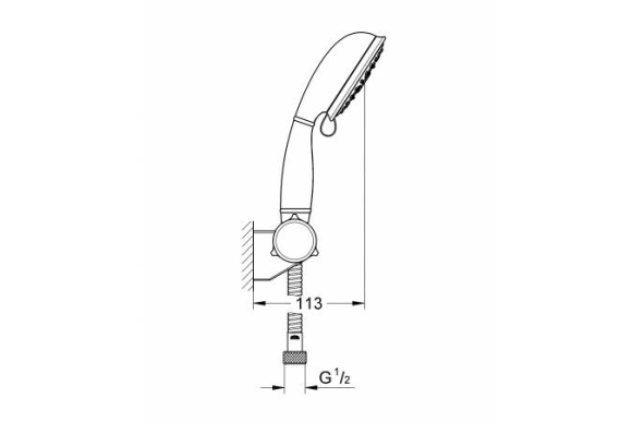 Душовий гарнітур Grohe Tempesta New Rustic IV (27805001)