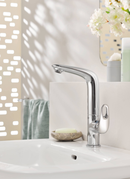 Змішувач для умивальника Grohe Eurostyle, одноважільний, хром (23569003)