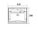 Умивальник врізний Fancy Marble Michelle, 61 (2606101)