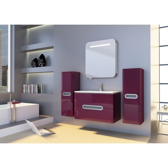 Тумба с умывальником Juventa Prato, 85 (PR-85BORDO)