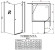 Душова кабіна Radaway Torrenta KDJ, права, 90x80 (32249-01-01NR)