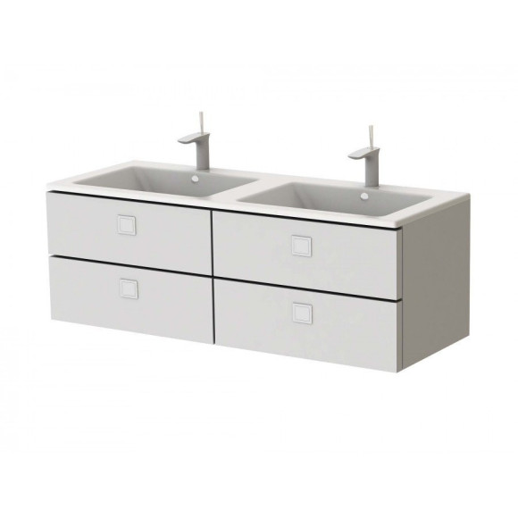 Тумба с умывальником Botticelli Rimin, 130 (RM-130D WHT)