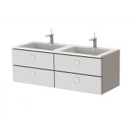 Тумба з умивальником Botticelli Rimin, 130 (RM-130D WHT)