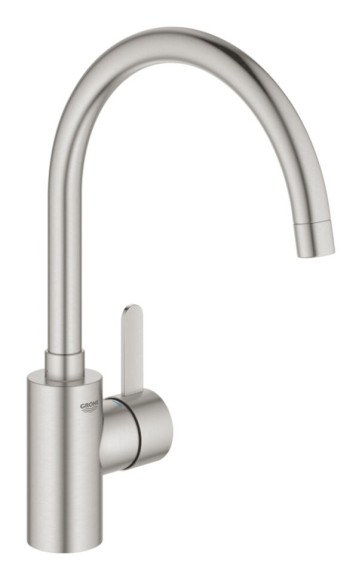 Смеситель для кухни Grohe Eurosmart Cosmopolitan, однорычажный, серебристый (32843DC2)