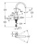 Смеситель для кухни Grohe Eurosmart Cosmopolitan, однорычажный, серебристый (32843DC2)