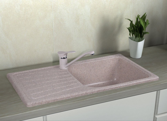 Кухонная мойка гранитная Cosh, 77x43, бежевый (COSH8146K300)