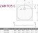 Душовий піддон Radaway Zantos C, 90x90 (M3ZNC9090-06)