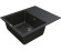 Кухонная мойка гранитная Vankor Orman, 61x49, черный (ORMAN OMP 02.61 BLACK)