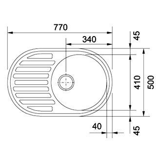 Кухонная мойка стальная Franke PML 611i, 77x50 (101.0255.793)