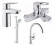 Комплект змішувачів 4 в 1 Grohe BauLoop, хром (UA123225K0)