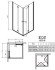 Душевая кабина Radaway Eos KDD-B, 90x80 (37343-01-01N)